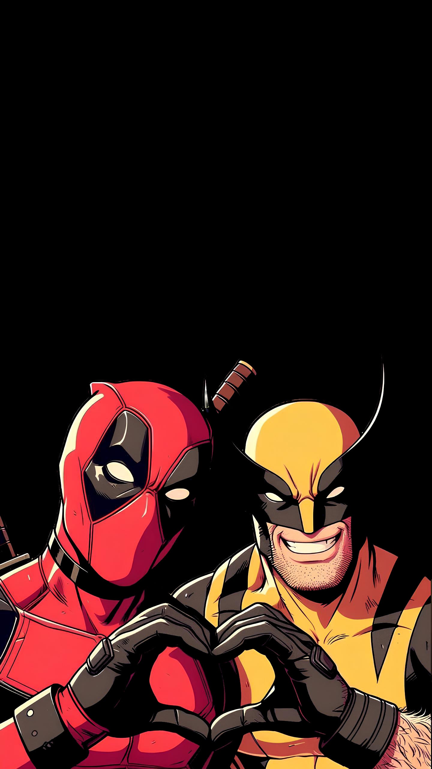 VOLVERİNE & DEADPOOL Desenli Kadife Halı Oto Paspas Seti