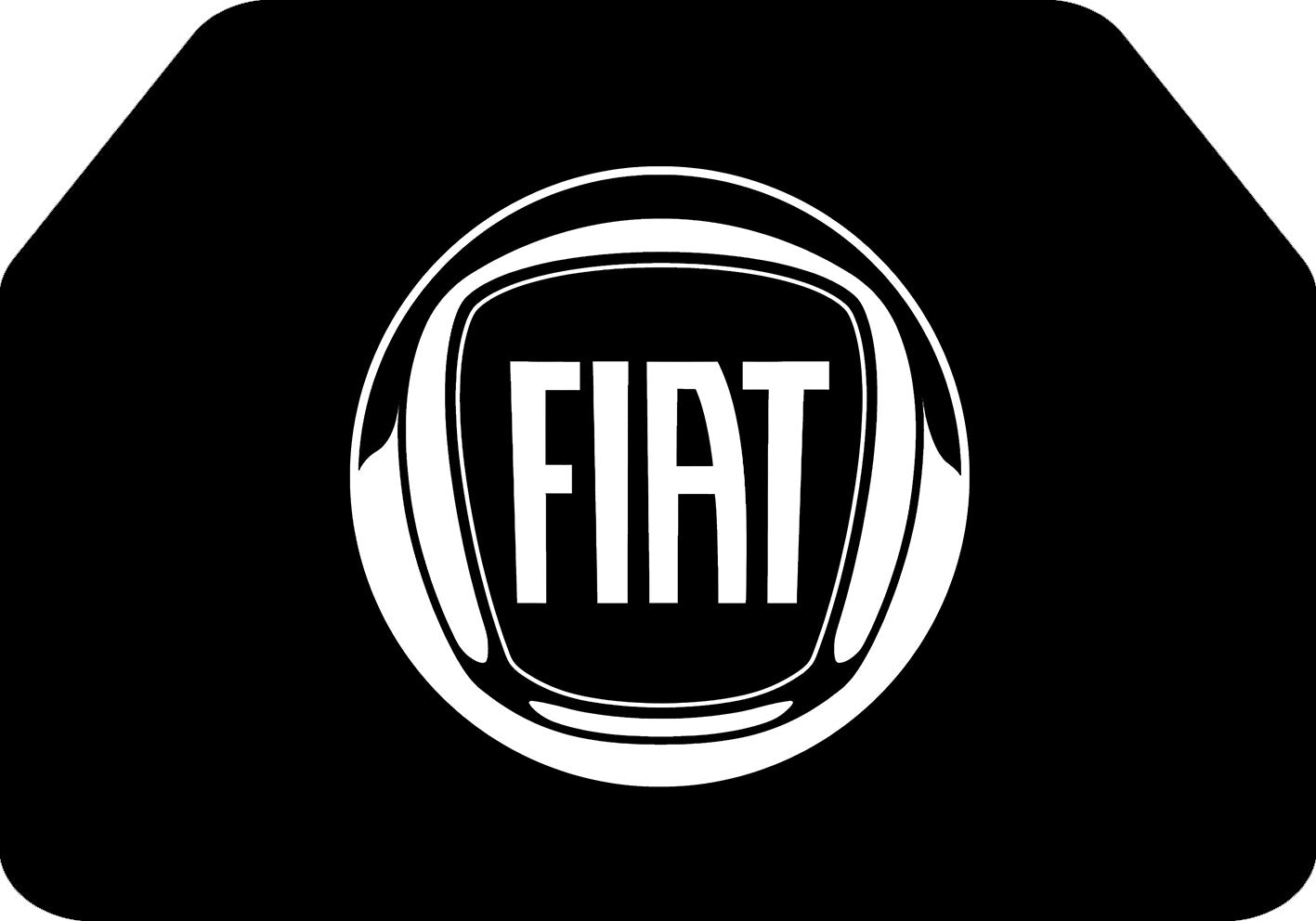 Fiat Gri Logo Desen Kadife Halı Oto Paspas Seti